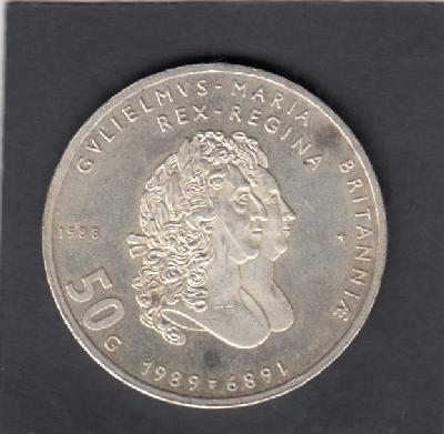 Beschrijving: 50 Gulden WILLIAM & MARIE 